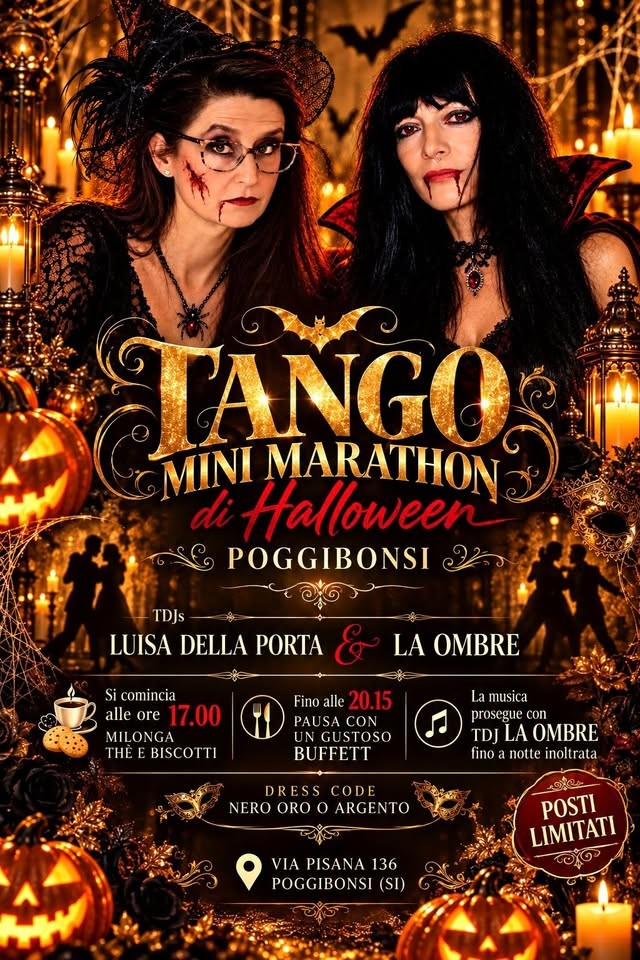 Tango Mini Marathon di Halloween — Luisa della Porta & La Ombre tdj poster