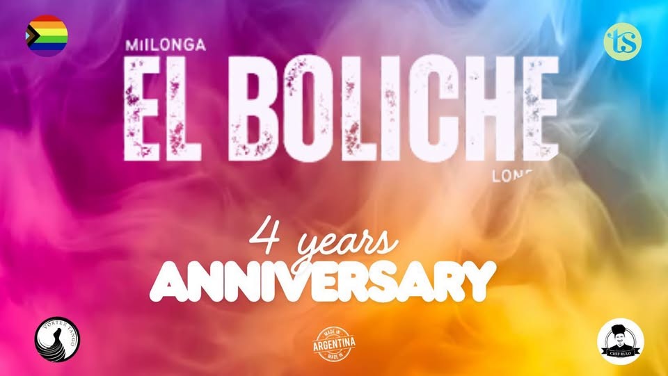 El Boliche 4th Anniversary Milonga poster