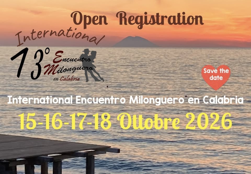 International Encuentro Milonguero en Calabria — 13ª Edizione poster