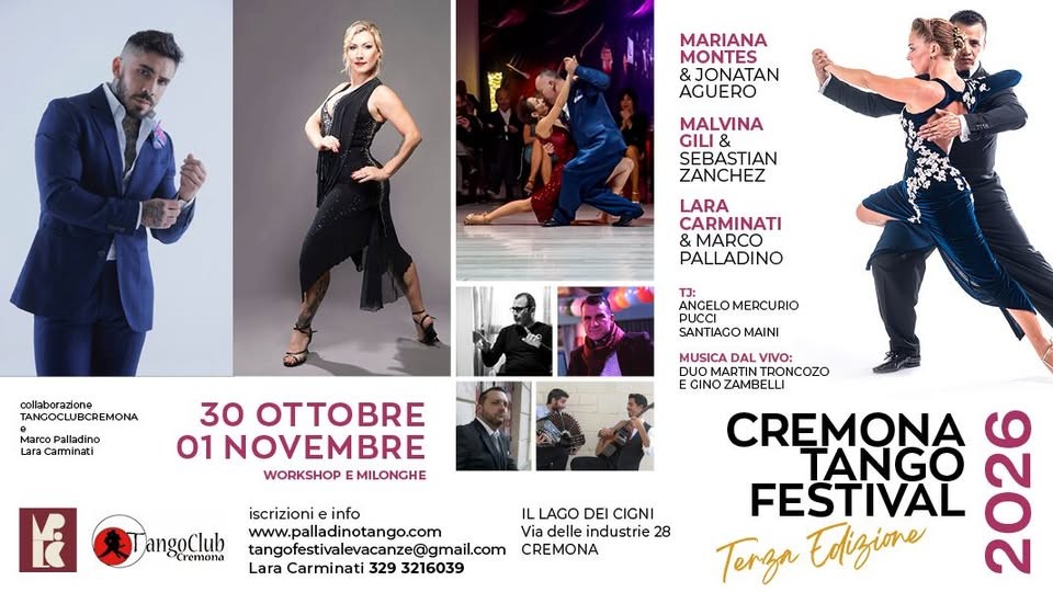 3° Cremona Tango Festival 2026 poster