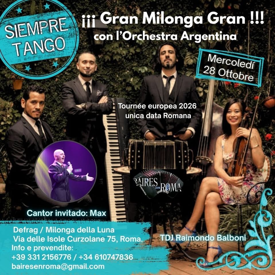 Gran Milonga con la Orquesta Siempre Tango poster