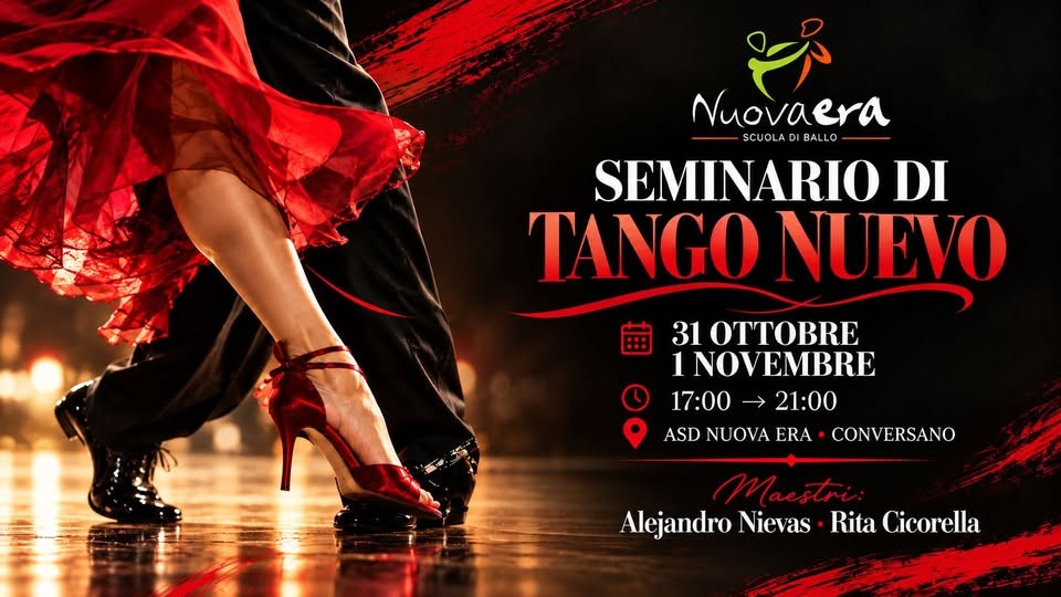 Seminario di Tango Nuevo — Alejandro Nievas & Rita Cicorella poster