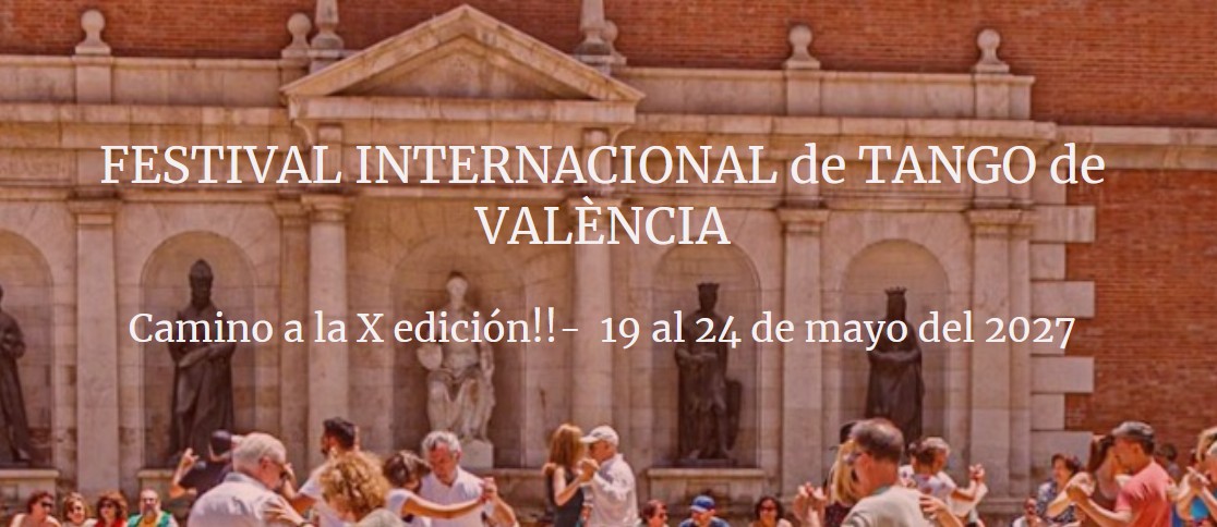 10th Valencia International Tango Festival poster