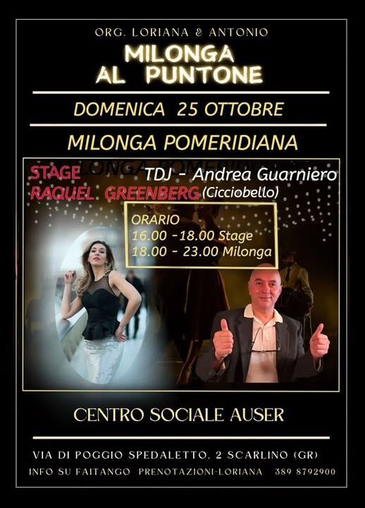 Milonga al Puntone poster