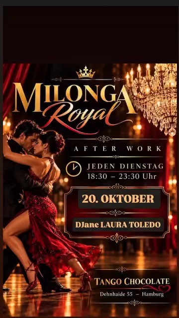 Afterwork Royal Milonga poster