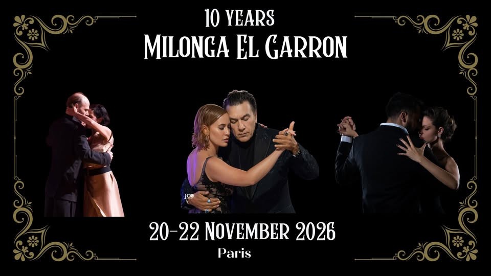 Milonga El Garrón — 10e anniversaire (week-end spécial) poster