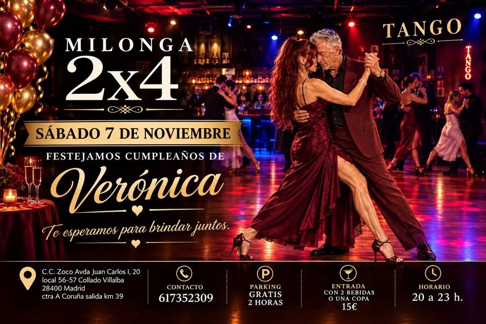 Milonga 2x4 — Cumpleaños de Verónica poster
