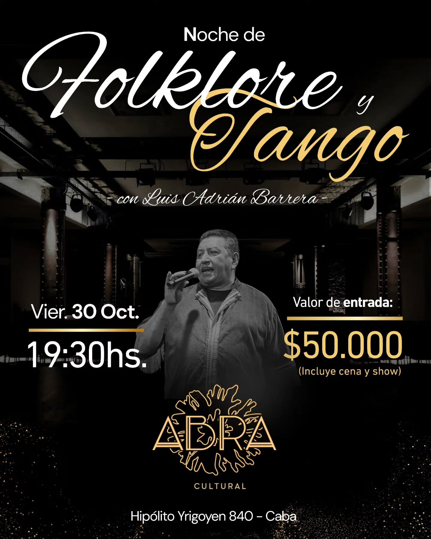 Noche de Folklore y Tango poster