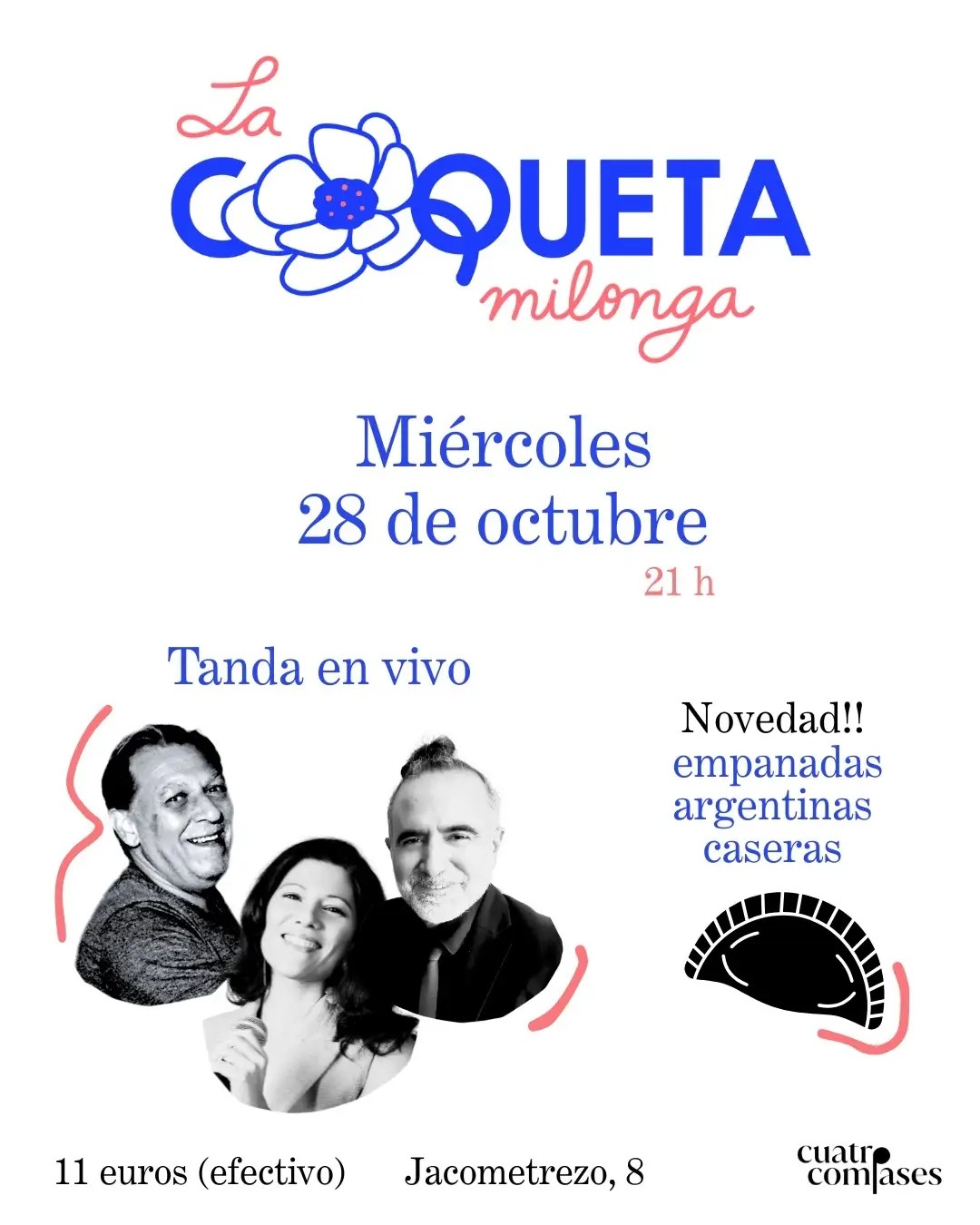 Milonga La Coqueta poster