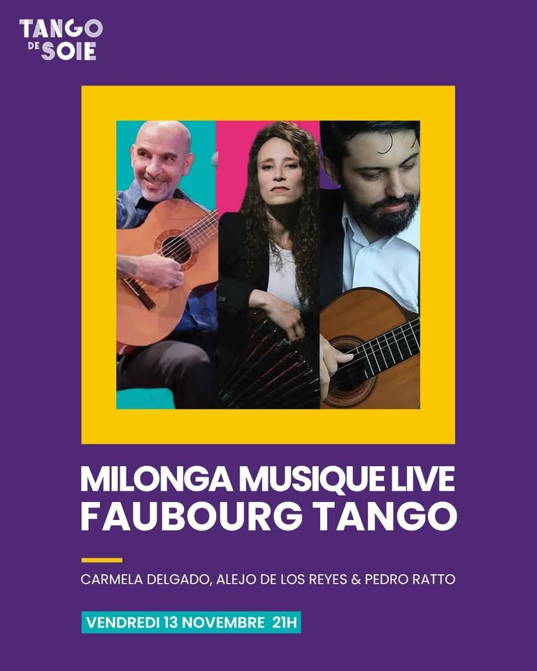 Milonga musique live avec Faubourg Tango poster
