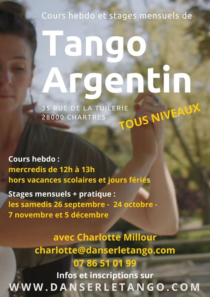Stage de Tango à Chartres — Croisé et musicalité poster