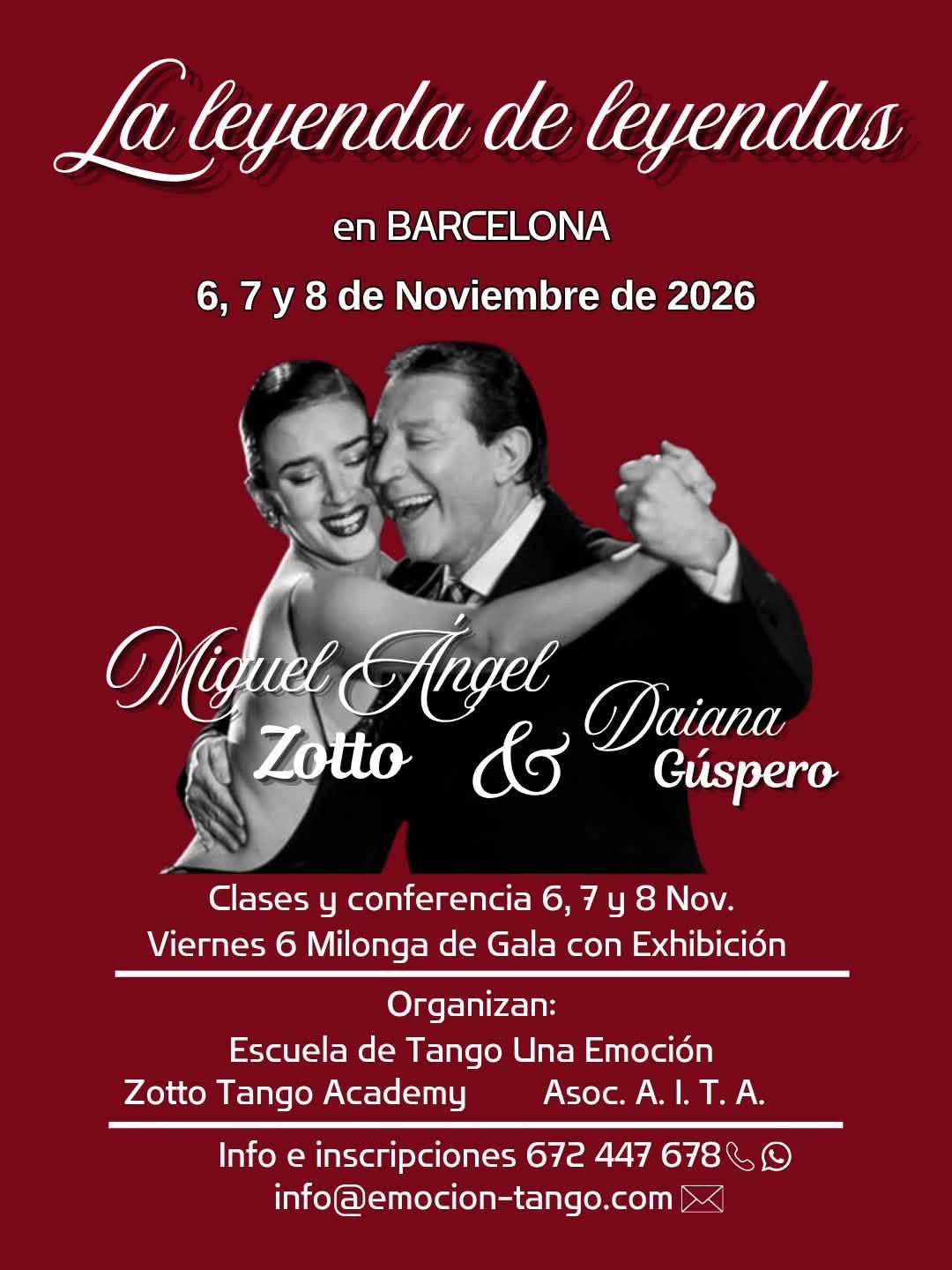 La leyenda de leyendas en Barcelona poster