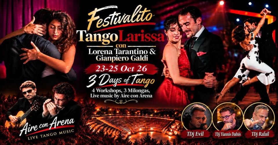 TangoLarissa Festivalito con Lorena Tarantino & Gianpiero Galdi poster