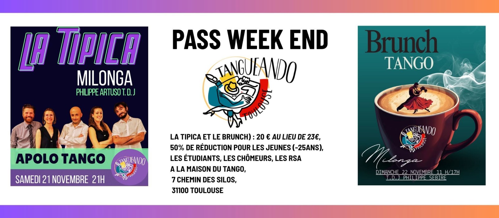 Brunch Tango — La Maison du Tango poster