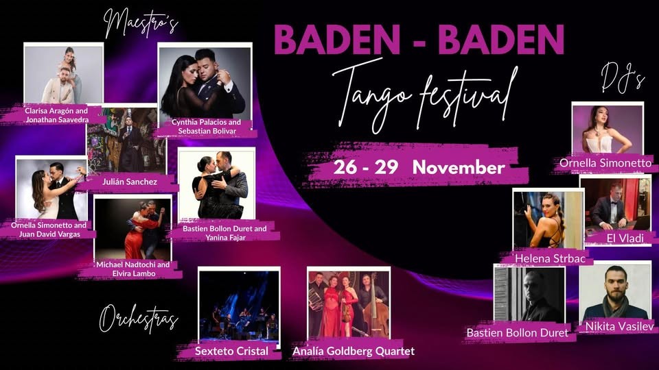Baden-Baden Tango Festival poster