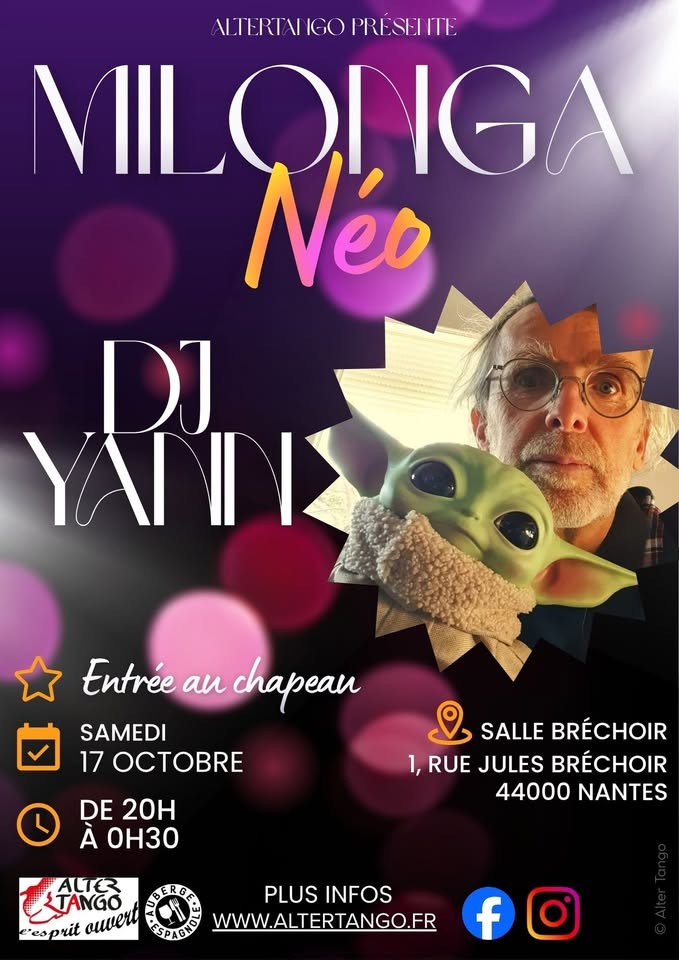 Milonga Néo Tango poster