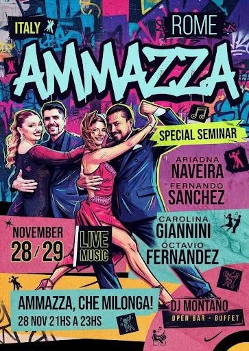 AMMAZZA!! 1ª Edizione — Seminario di Ariadna Naveira & Fernando Sanchez poster