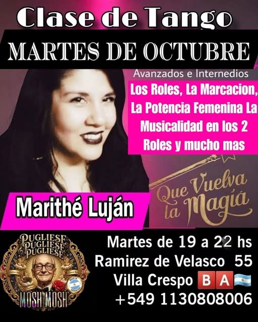 Clase de Tango con Marithé Luján poster