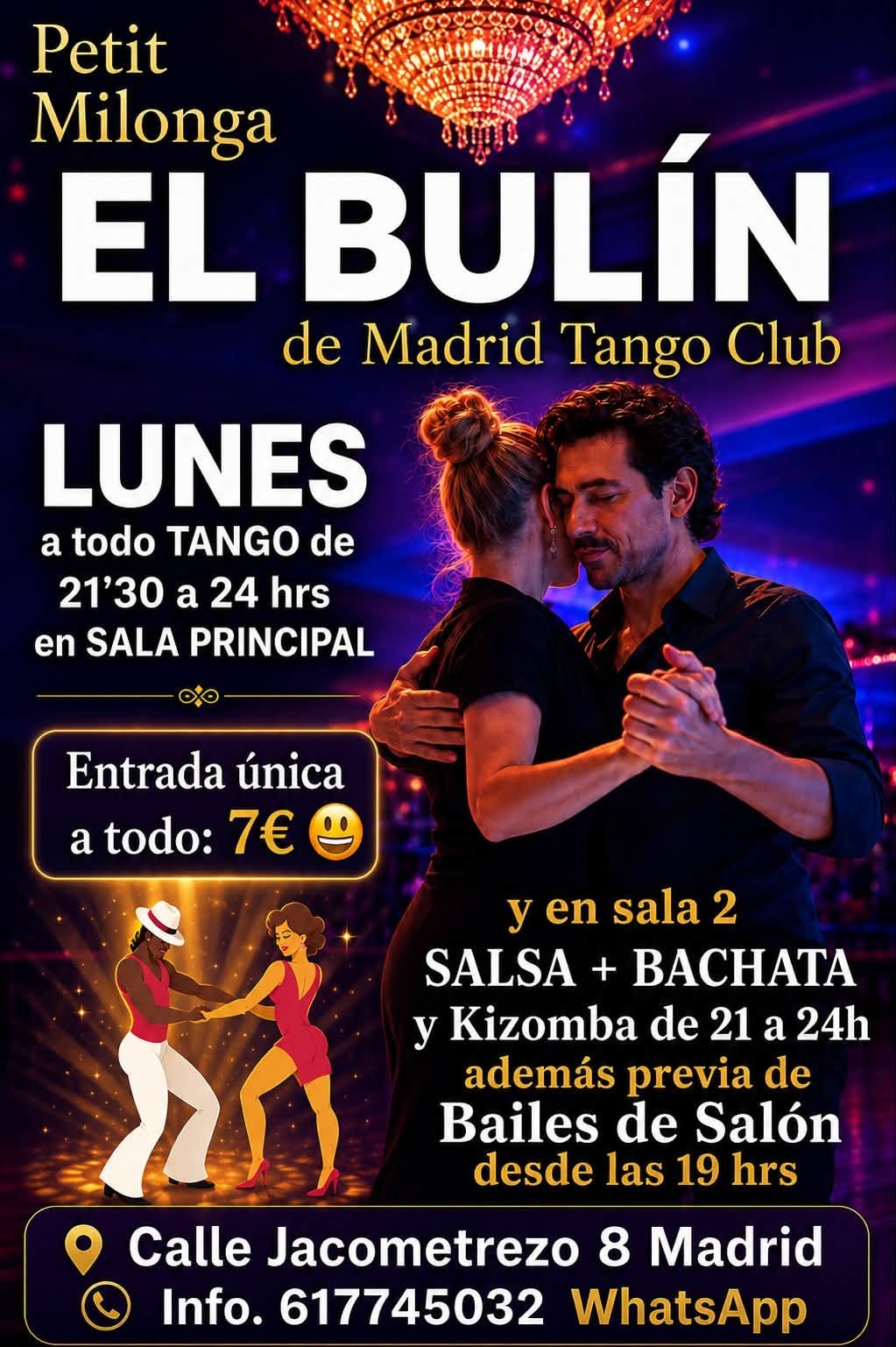 Petit Milonga El Bulín poster