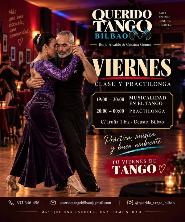 Practilonga Querido Tango Bilbao poster