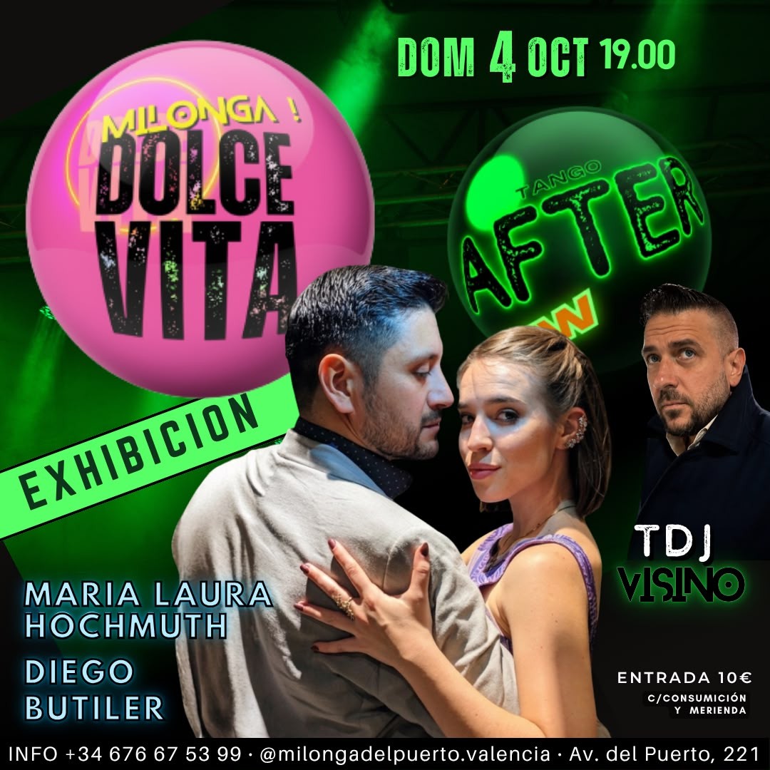 Milonga Dolce Vita + After poster
