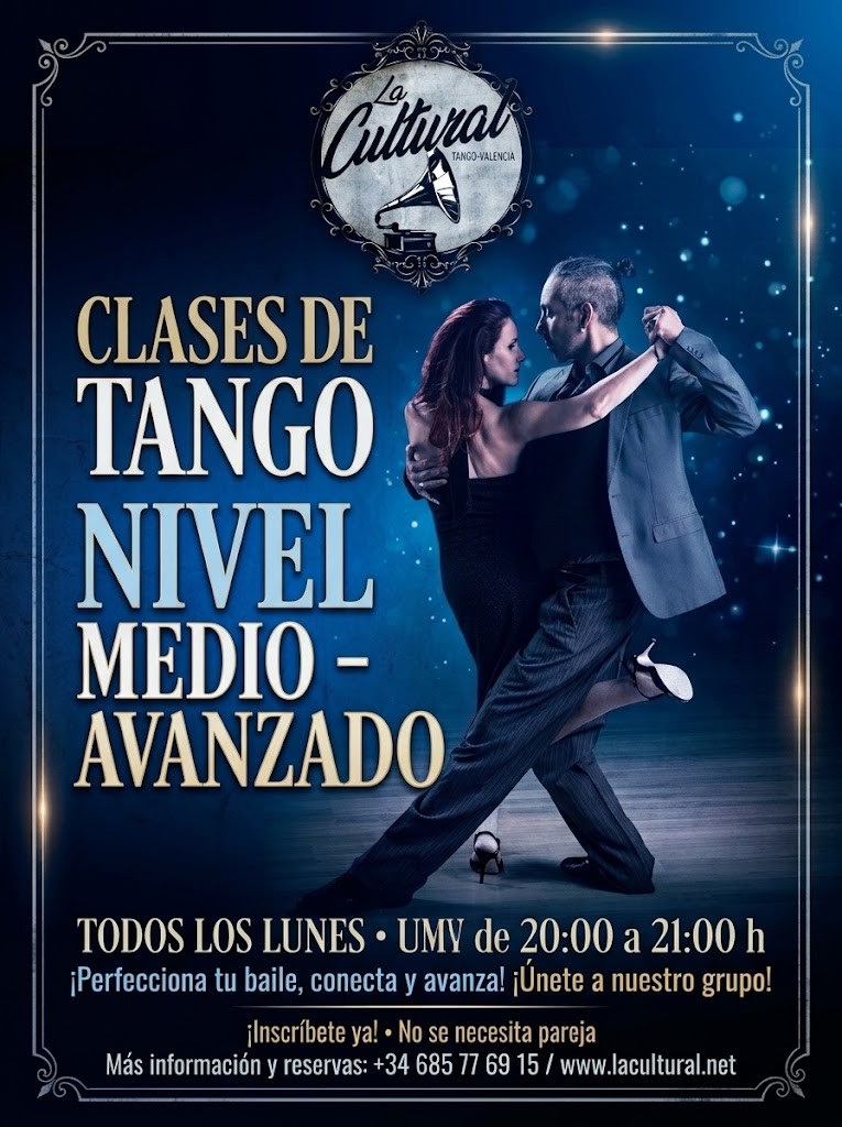 Clases de Tango Medio-Avanzado poster
