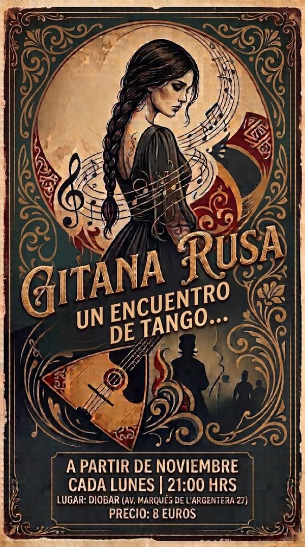 Milonga Gitana Rusa poster