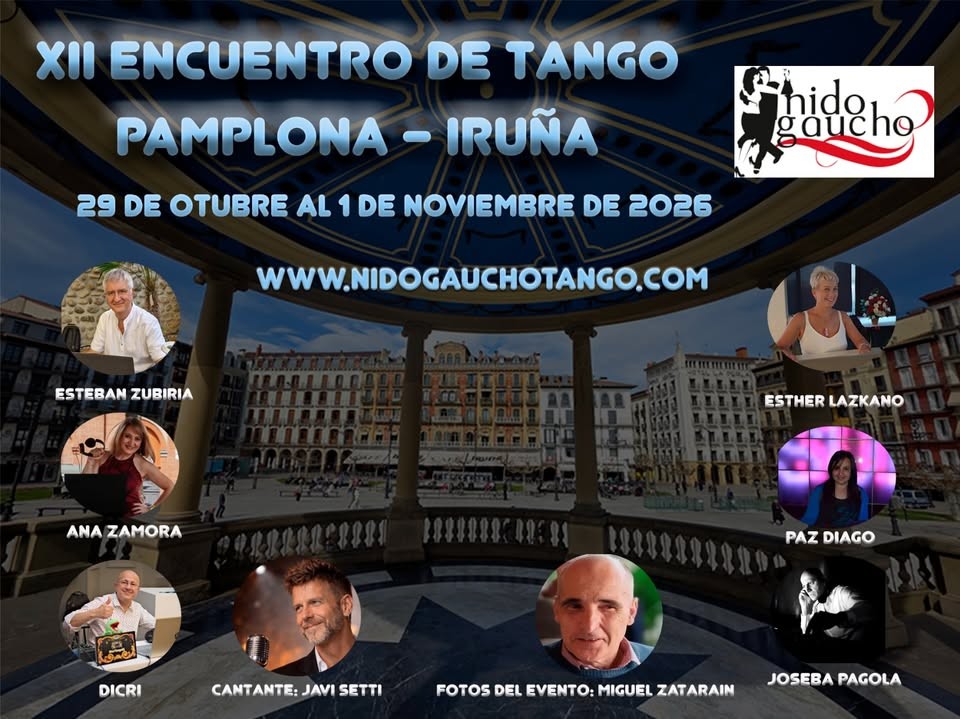 XII Encuentro de Tango Pamplona – Iruña poster