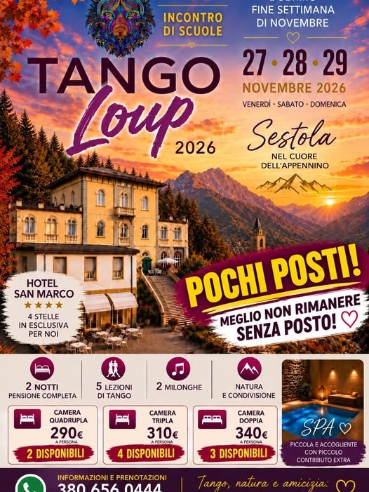 Tango Loup 2026 — Incontro di Scuole poster