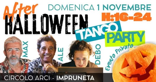 After Halloween Tango Party — Circolo Arci Impruneta poster