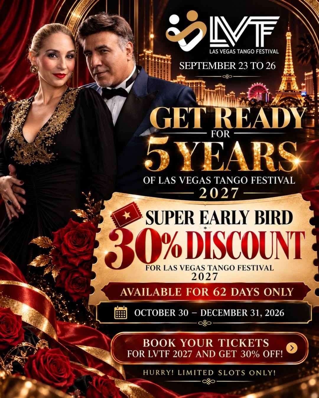 Las Vegas Tango Festival 2027 poster