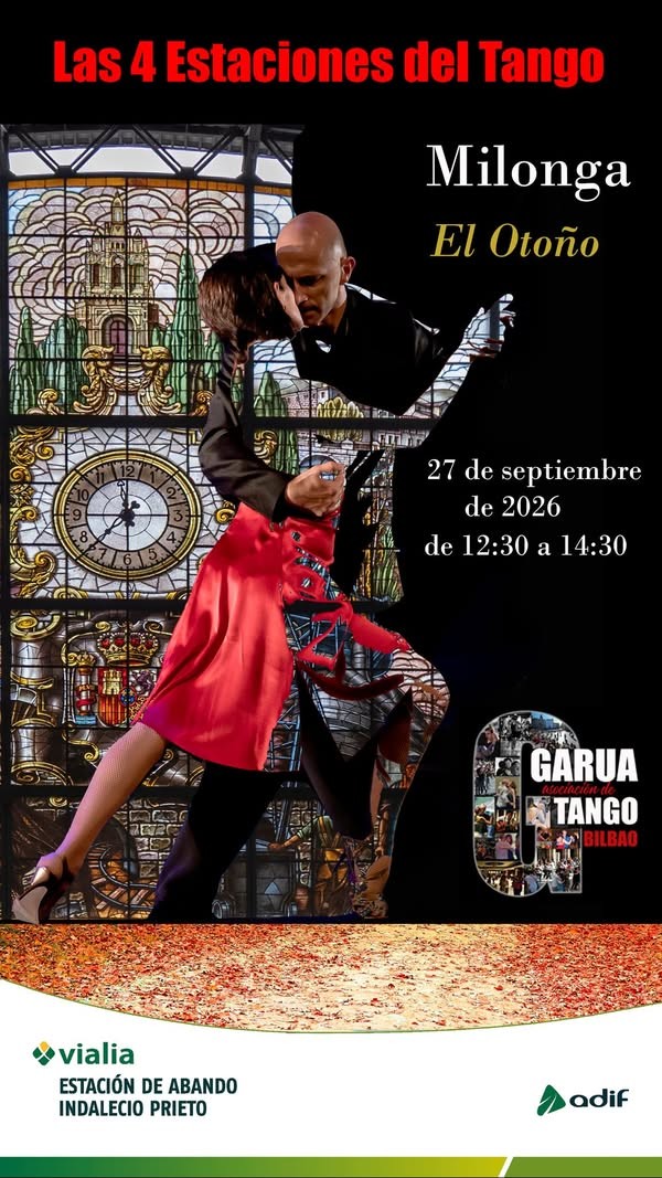 Las 4 Estaciones del Tango — Milonga El Otoño (Garua Tango Bilbao) poster