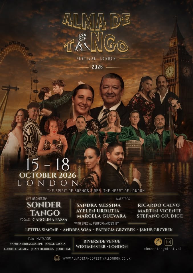 Alma de Tango Festival London 2026 — 2nd Edition poster