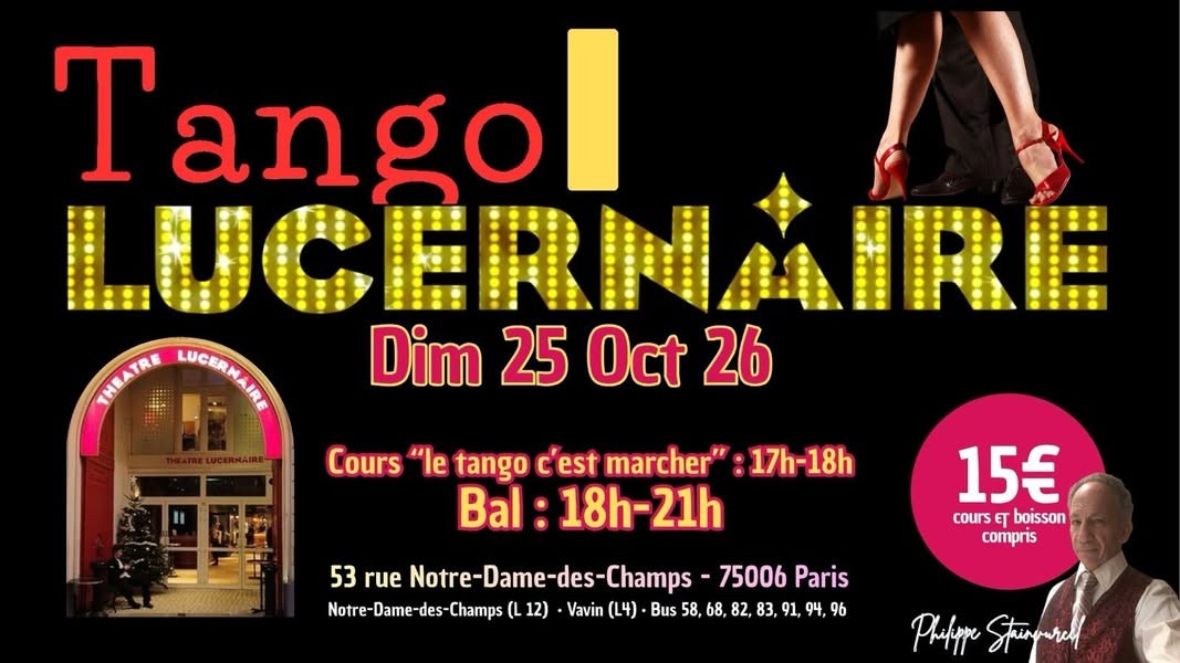 Tango Lucernaire poster