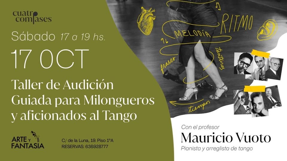 Taller de Audición Guiada para Milongueros y Aficionados al Tango poster