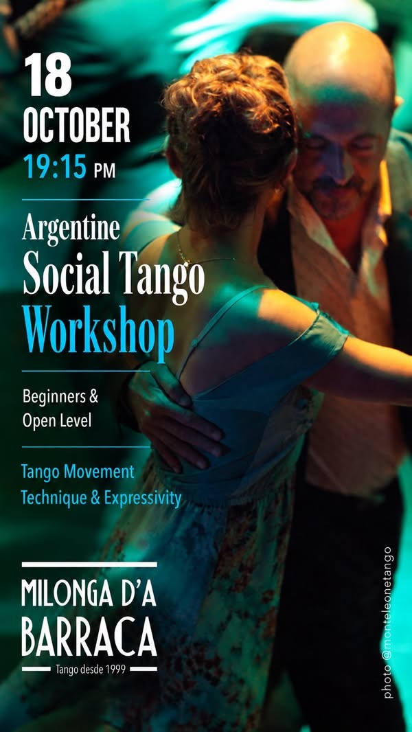 Milonga d’A Barraca — Social Tango Night Party poster