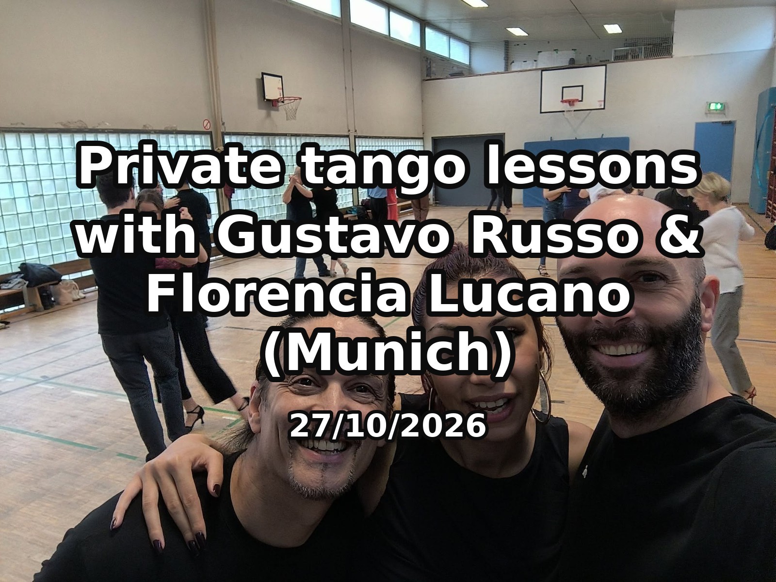 Private tango lessons with Gustavo Russo & Florencia Lucano (Munich) poster